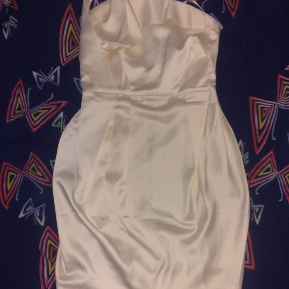Aryn K Satin Halter Strap Dress - Picture 2 of 8